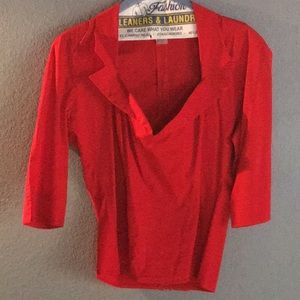 Pinup up Girl red Doris top